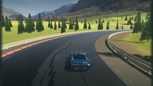 Alpine Circuit: Kadr z gry