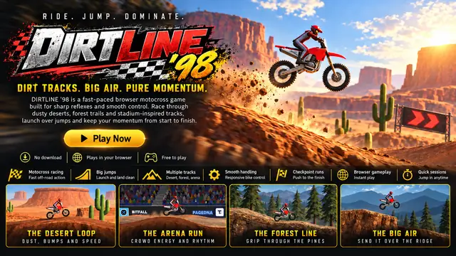 DIRTLINE '98: zrzut ekranu 1 z 6