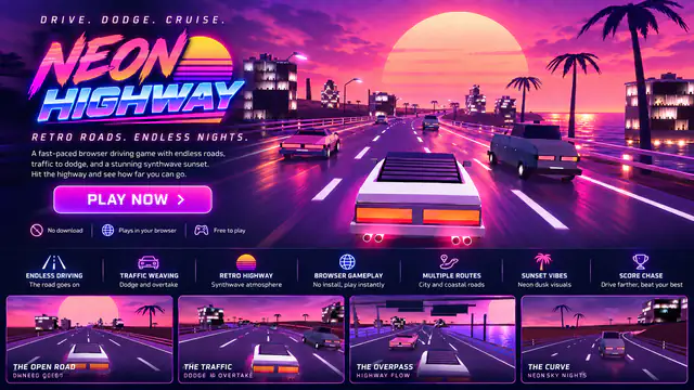 Neon Highway: screenshot 1 von 6
